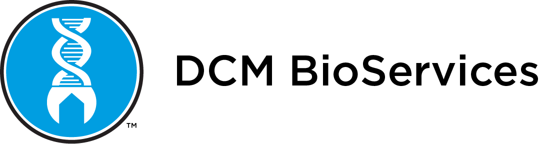 DCM BioServices logo